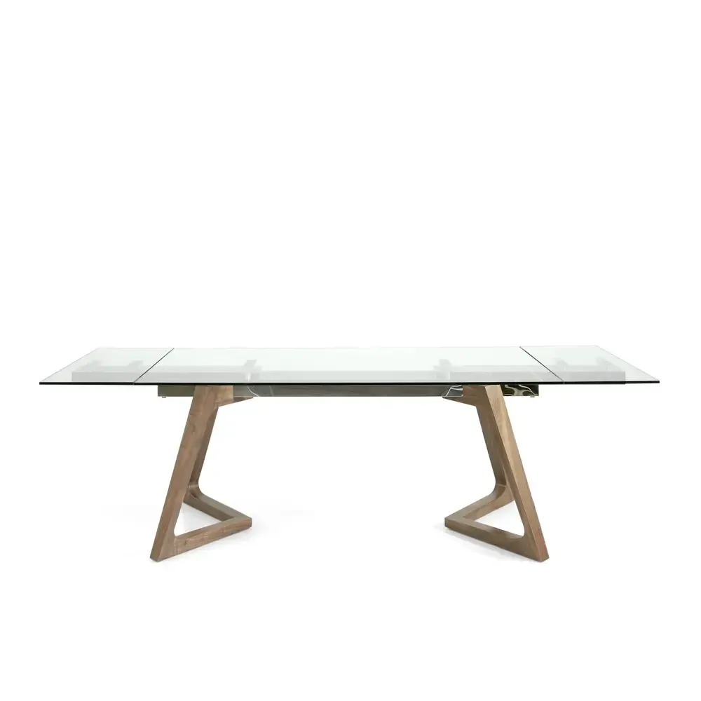 Mesa de comedor extensible NIL EXT GLASS - Muebles Nacher